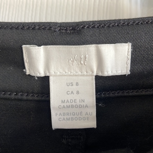 H&M Shiny Black Skinny Pants - Picture 3 of 5